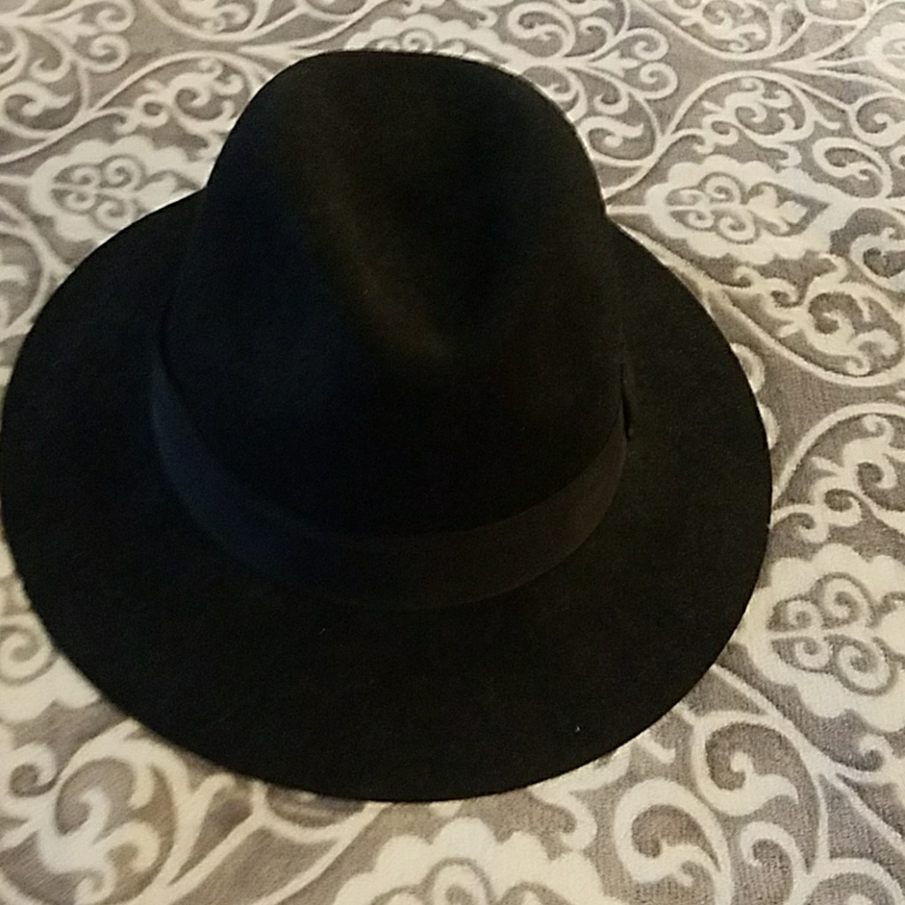 A. Adam & Spire men's Black fedora hat